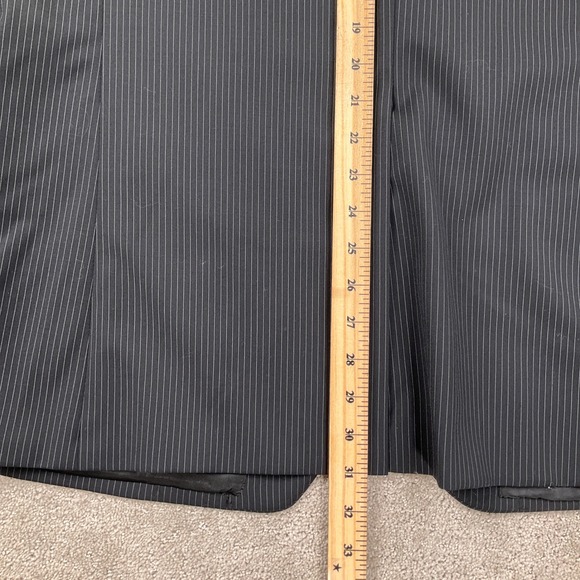 Ralph Lauren Suit Men 44R 36W 26L Gray Pinstripe Classic 2pc Wool - Picture 9 of 16